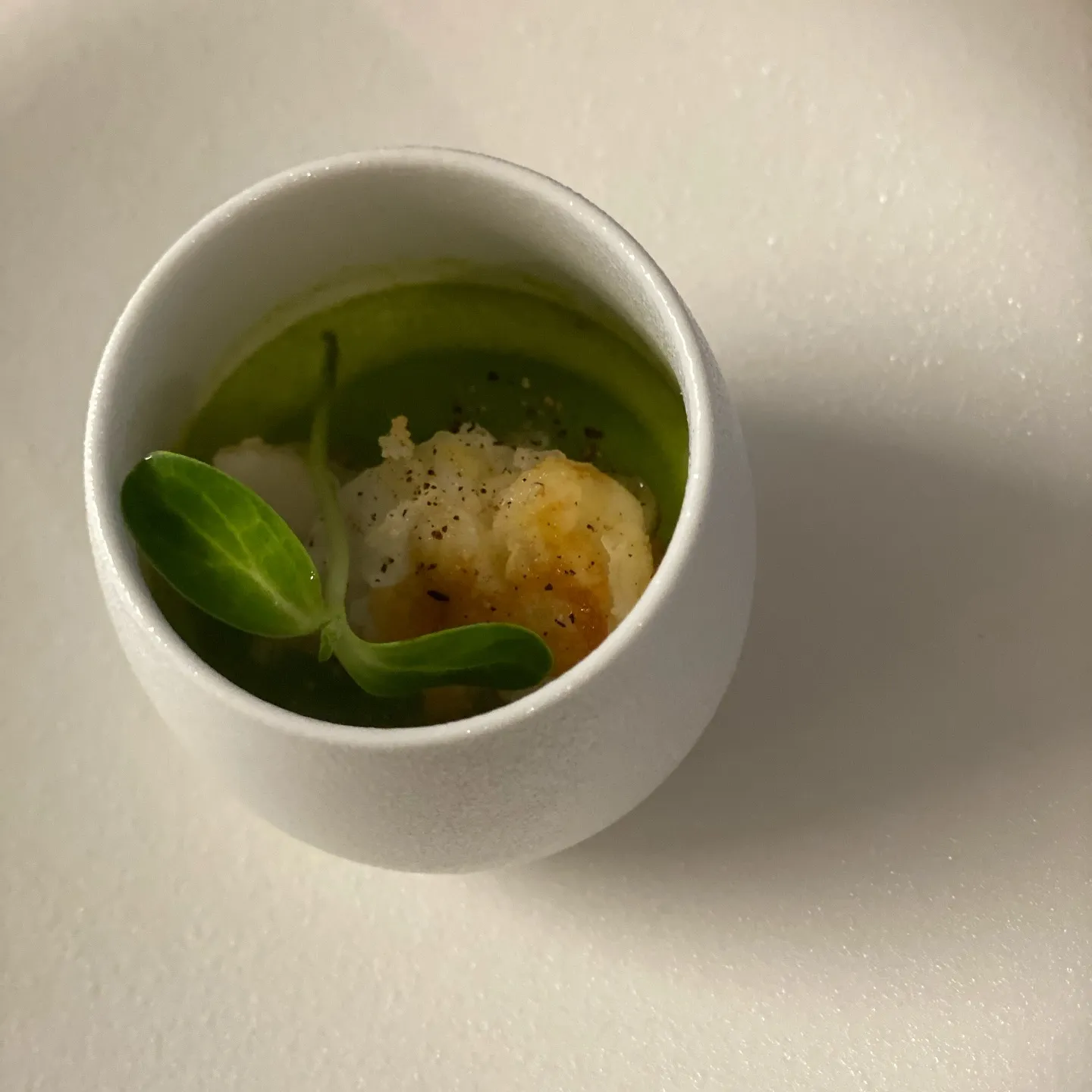 白子と春菊のフラン